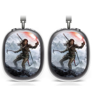 Onyourcases Rise of the Tomb Raider Custom AirPods Max Case Cover Personalized Transparent TPU Shockproof Smart New Protective Cover Shock-proof Dust-proof Slim Accessories Compatible with AirPods Max