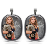 Onyourcases Ronda Rousey UFC Custom AirPods Max Case Cover Personalized Transparent TPU Shockproof Smart New Protective Cover Shock-proof Dust-proof Slim Accessories Compatible with AirPods Max