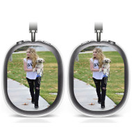 Onyourcases Sabrina Carpenter Walking Her Dog Custom AirPods Max Case Cover Personalized Transparent TPU Shockproof Smart New Protective Cover Shock-proof Dust-proof Slim Accessories Compatible with AirPods Max
