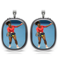 Onyourcases Serena Williams Tennis Custom AirPods Max Case Cover Personalized Transparent TPU Shockproof Smart New Protective Cover Shock-proof Dust-proof Slim Accessories Compatible with AirPods Max