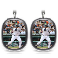Onyourcases Victor Martinez Detroit Tigers Baseball Custom AirPods Max Case Cover Personalized Transparent TPU Shockproof Smart New Protective Cover Shock-proof Dust-proof Slim Accessories Compatible with AirPods Max