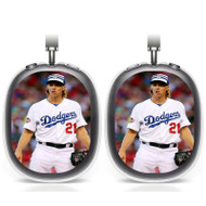 Onyourcases Zack Greinke LA Dodgers Baseball Players Custom AirPods Max Case Cover Personalized Transparent TPU Shockproof Smart New Protective Cover Shock-proof Dust-proof Slim Accessories Compatible with AirPods Max