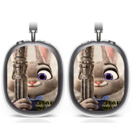 Onyourcases Zootopia Star Wars Custom AirPods Max Case Cover Personalized Transparent TPU Shockproof Smart New Protective Cover Shock-proof Dust-proof Slim Accessories Compatible with AirPods Max