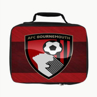 Onyourcases AFC Bournemouth Custom Lunch Bag Personalised Photo Adult Kids School Bento Food School Picnics Work Trip Lunch Box Birthday Gift Girls Boys Tote Bag New