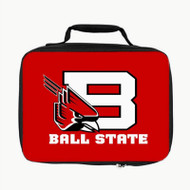 Onyourcases Ball State Cardinals Custom Lunch Bag Personalised Photo Adult Kids School Bento Food School Picnics Work Trip Lunch Box Birthday Gift Girls Boys Tote Bag New