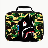 Onyourcases Bape Shark Custom Lunch Bag Personalised Photo Adult Kids School Bento Food School Picnics Work Trip Lunch Box Birthday Gift Girls Boys Tote Bag New