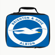 Onyourcases Brighton Hove Albion FC Custom Lunch Bag Personalised Photo Adult Kids School Bento Food School Picnics Work Trip Lunch Box Birthday Gift Girls Boys Tote Bag New