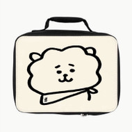 Onyourcases BT21 RJ Custom Lunch Bag Personalised Photo Adult Kids School Bento Food School Picnics Work Trip Lunch Box Birthday Gift Girls Boys Tote Bag New