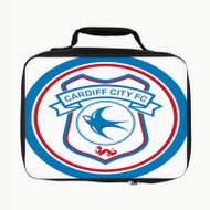 Onyourcases Cardiff City FC Custom Lunch Bag Personalised Photo Adult Kids School Bento Food School Picnics Work Trip Lunch Box Birthday Gift Girls Boys Tote Bag New