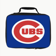 Onyourcases Chicago Cubs MLB Custom Lunch Bag Personalised Photo Adult Kids School Bento Food School Picnics Work Trip Lunch Box Birthday Gift Girls Boys Tote Bag New