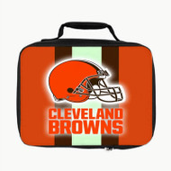 Onyourcases Cleveland Browns NFL Custom Lunch Bag Personalised Photo Adult Kids School Bento Food School Picnics Work Trip Lunch Box Birthday Gift Girls Boys Tote Bag New