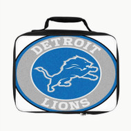 Onyourcases Detroit Lions NFL Art Custom Lunch Bag Personalised Photo Adult Kids School Bento Food School Picnics Work Trip Lunch Box Birthday Gift Girls Boys Tote Bag New