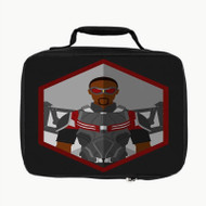 Onyourcases Falcon The Avengers Custom Lunch Bag Personalised Photo Adult Kids School Bento Food School Picnics Work Trip Lunch Box Birthday Gift Girls Boys Tote Bag New