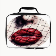 Onyourcases Lips Custom Lunch Bag Personalised Photo Adult Kids School Bento Food School Picnics Work Trip Lunch Box Birthday Gift Girls Boys Tote Bag New