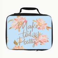 Onyourcases Make Today Pretty Custom Lunch Bag Personalised Photo Adult Kids School Bento Food School Picnics Work Trip Lunch Box Birthday Gift Girls Boys Tote Bag New