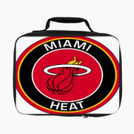 Onyourcases Miami Heat NBA Custom Lunch Bag Personalised Photo Adult Kids School Bento Food School Picnics Work Trip Lunch Box Birthday Gift Girls Boys Tote Bag New