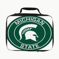 Onyourcases Michigan State Spartans Custom Lunch Bag Personalised Photo Adult Kids School Bento Food School Picnics Work Trip Lunch Box Birthday Gift Girls Boys Tote Bag New
