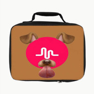 Onyourcases Musically Dog Custom Lunch Bag Personalised Photo Adult Kids School Bento Food School Picnics Work Trip Lunch Box Birthday Gift Girls Boys Tote Bag New