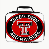 Onyourcases Texas Tech Red Raiders Custom Lunch Bag Personalised Photo Adult Kids School Bento Food School Picnics Work Trip Lunch Box Birthday Gift Girls Boys Tote Bag New