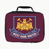 Onyourcases West Ham FC Custom Lunch Bag Personalised Photo Adult Kids School Bento Food School Picnics Work Trip Lunch Box Birthday Gift Girls Boys Tote Bag New