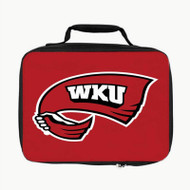 Onyourcases Western Kentucky Hilltoppers Custom Lunch Bag Personalised Photo Adult Kids School Bento Food School Picnics Work Trip Lunch Box Birthday Gift Girls Boys Tote Bag New