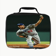 Onyourcases Clayton Kershaw Custom Lunch Bag Personalised Brand Photo Adult Kids School Bento Food School Picnics Work Trip Lunch Box Birthday Gift Girls Boys Tote Bag New