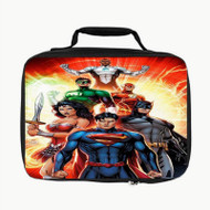 Onyourcases Justice League Custom Lunch Bag Personalised Brand Photo Adult Kids School Bento Food School Picnics Work Trip Lunch Box Birthday Gift Girls Boys Tote Bag New