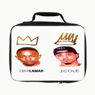 Onyourcases Kendrick Lamar and J Cole Art Custom Lunch Bag Personalised Brand Photo Adult Kids School Bento Food School Picnics Work Trip Lunch Box Birthday Gift Girls Boys Tote Bag New