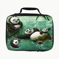 Onyourcases Kung Fu Panda Swimming Family Custom Lunch Bag Personalised Brand Photo Adult Kids School Bento Food School Picnics Work Trip Lunch Box Birthday Gift Girls Boys Tote Bag New