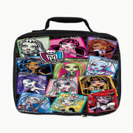 Onyourcases Monster High Custom Lunch Bag Personalised Brand Photo Adult Kids School Bento Food School Picnics Work Trip Lunch Box Birthday Gift Girls Boys Tote Bag New