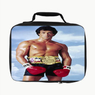 Onyourcases Sylvester Stallone Custom Lunch Bag Personalised Brand Photo Adult Kids School Bento Food School Picnics Work Trip Lunch Box Birthday Gift Girls Boys Tote Bag New