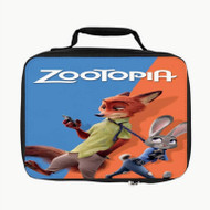 Onyourcases Zootopia Judy Hopps and Nick Wilde Disney Custom Lunch Bag Personalised Brand Photo Adult Kids School Bento Food School Picnics Work Trip Lunch Box Birthday Gift Girls Boys Tote Bag New