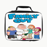 Onyourcases Family Guy Smile Custom Lunch Bag Personalised Photo Brand Adult Kids School Bento Food School Picnics Work Trip Lunch Box Birthday Gift Girls Boys Tote Bag New