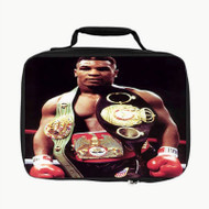 Onyourcases Mike Tyson Custom Lunch Bag Personalised Photo Brand Adult Kids School Bento Food School Picnics Work Trip Lunch Box Birthday Gift Girls Boys Tote Bag New