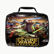 Onyourcases Star Wars The Clones Wars All Characters With Sword Custom Lunch Bag Personalised Photo Brand Adult Kids School Bento Food School Picnics Work Trip Lunch Box Birthday Gift Girls Boys Tote Bag New