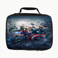 Onyourcases The Avengers age of Ultron Custom Lunch Bag Personalised Photo Brand Adult Kids School Bento Food School Picnics Work Trip Lunch Box Birthday Gift Girls Boys Tote Bag New