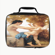 Onyourcases William Bouguereau Young Girl Defending herself against Custom Lunch Bag Personalised Photo Brand Adult Kids School Bento Food School Picnics Work Trip Lunch Box Birthday Gift Girls Boys Tote Bag New