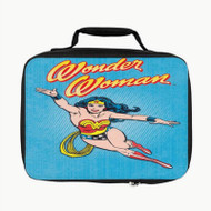 Onyourcases Wonder Woman Custom Lunch Bag Personalised Photo Brand Adult Kids School Bento Food School Picnics Work Trip Lunch Box Birthday Gift Girls Boys Tote Bag New