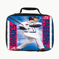 Onyourcases Freddie Freeman MLB Atlanta Braves Custom Lunch Bag Personalised Photo Adult Brand New Kids School Bento Food School Picnics Work Trip Lunch Box Birthday Gift Girls Boys Tote Bag