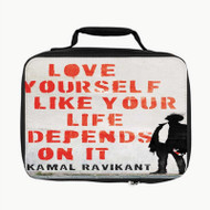 Onyourcases Love Yourself Like Your Life Depends on It Custom Lunch Bag Personalised Photo Adult Brand New Kids School Bento Food School Picnics Work Trip Lunch Box Birthday Gift Girls Boys Tote Bag