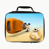 Onyourcases BB8 and Minnie Mouse Star Wars The Force Awakens Droid Custom Lunch Bag Personalised Photo Adult Kids School Bento Food Brand New Picnics Work Trip Lunch Box Birthday Gift Girls Boys Tote Bag