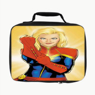 Onyourcases Captain Marvel New Custom Lunch Bag Personalised Photo Adult Kids School Bento Food Brand New Picnics Work Trip Lunch Box Birthday Gift Girls Boys Tote Bag