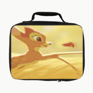 Onyourcases Disney Bambi and Butterfly Custom Lunch Bag Personalised Photo Adult Kids School Bento Food Brand New Picnics Work Trip Lunch Box Birthday Gift Girls Boys Tote Bag