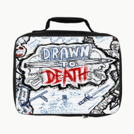 Onyourcases Drawn to Death Custom Lunch Bag Personalised Photo Adult Kids School Bento Food Brand New Picnics Work Trip Lunch Box Birthday Gift Girls Boys Tote Bag