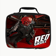 Onyourcases Red Skull Marvel Custom Lunch Bag Personalised Photo Adult Kids School Bento Food Brand New Picnics Work Trip Lunch Box Birthday Gift Girls Boys Tote Bag