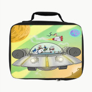 Onyourcases Rick and Morty Spaceship Custom Lunch Bag Personalised Photo Adult Kids School Bento Food Brand New Picnics Work Trip Lunch Box Birthday Gift Girls Boys Tote Bag