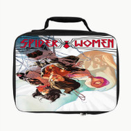 Onyourcases Spider Women Alpha Custom Lunch Bag Personalised Photo Adult Kids School Bento Food Brand New Picnics Work Trip Lunch Box Birthday Gift Girls Boys Tote Bag