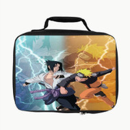 Onyourcases Uchiha Sasuke vs Naruto Shippuden Great Custom Lunch Bag Personalised Photo Adult Kids School Bento Food Brand New Picnics Work Trip Lunch Box Birthday Gift Girls Boys Tote Bag