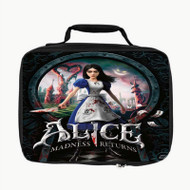 Onyourcases Alice Madness Returns Custom Lunch Bag Personalised Photo Adult Kids School Bento Food Picnics Brand New Work Trip Lunch Box Birthday Gift Girls Boys Tote Bag