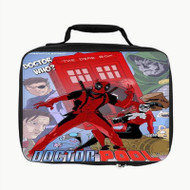 Onyourcases Doctor Who Deadpool Custom Lunch Bag Personalised Photo Adult Kids School Bento Food Picnics Brand New Work Trip Lunch Box Birthday Gift Girls Boys Tote Bag